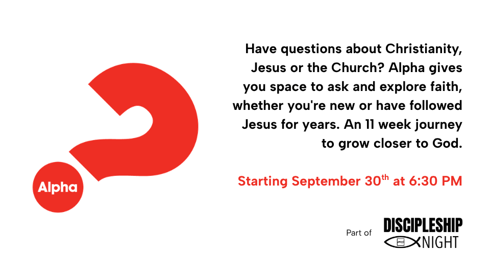 Discipleship Night - Alpha